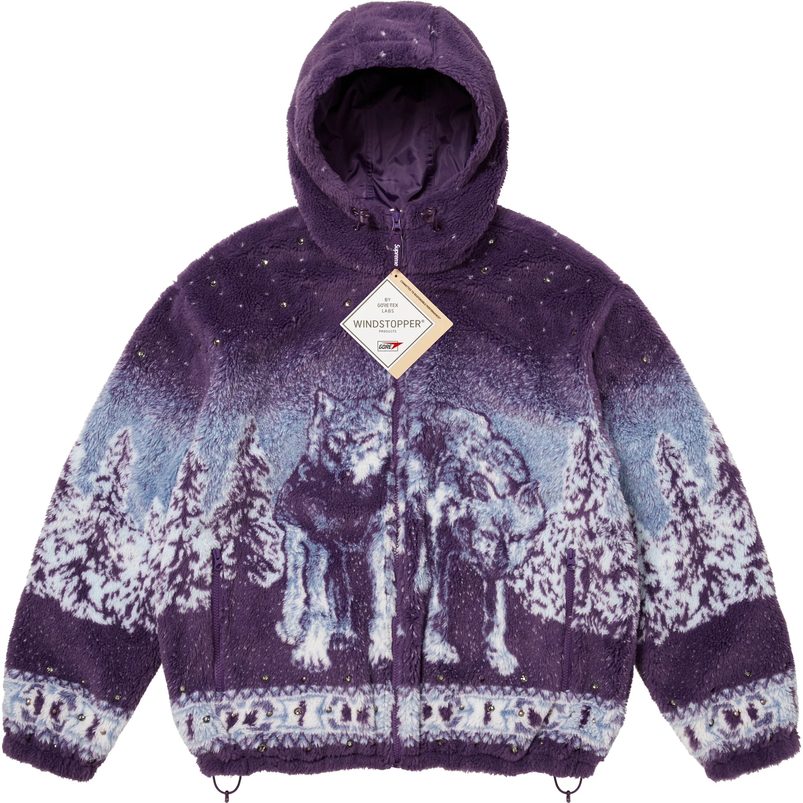 Supreme®/b.b. Simon Reversible Hooded Fleece Jacket view 11